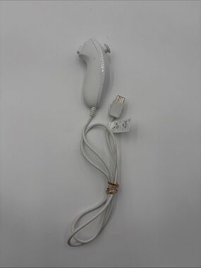 White Motion Controller Accessory with Wired Connector